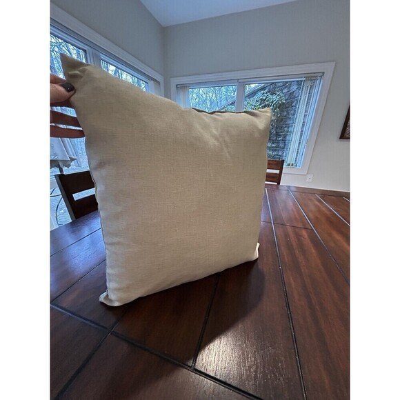 Christmas Wreath Decorative Pillow 15” - Picture 3 of 5